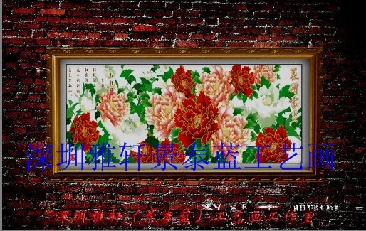 供应景泰蓝工艺画 高档装饰画